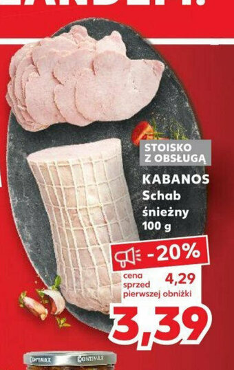 Kaufland KABANOS Schab śnieżny 100 g oferta