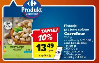 Carrefour Pistacje prażone solone oferta