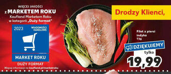Kaufland Filet z piersi indyka 1 kg oferta