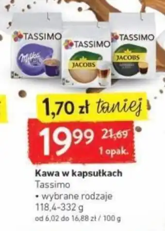 Intermarche Kawa w kapsułkach Tassimo 118,4-332 g oferta