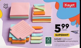 Biedronka Karteczki samoprzylepne oferta