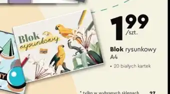 Biedronka Blok rysunkowy a4 / 20 k oferta
