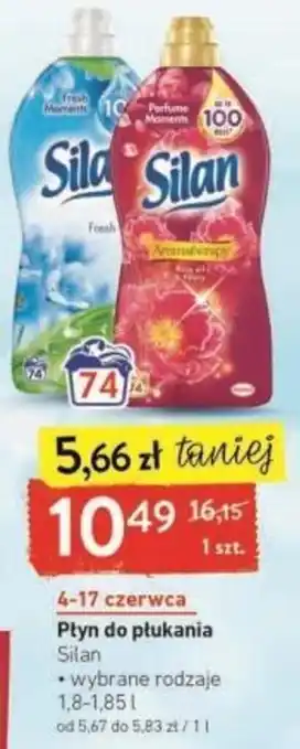 Intermarche Płyn do płukania Silan 1,8 - 1,85 l oferta