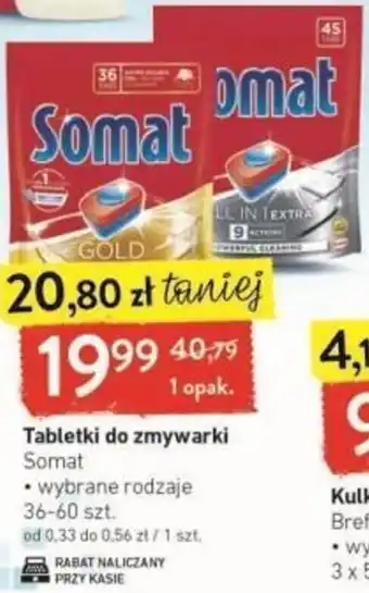 Intermarche Tabletki do zmywarki Somat 36-60 szt. oferta