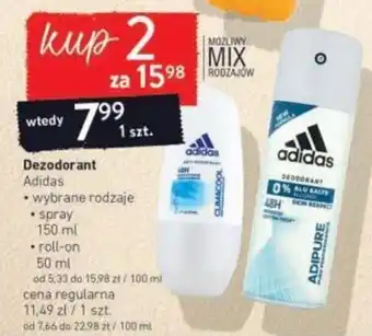Intermarche Dezodorant Adidas 50-150 ml oferta