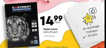 Biedronka Papier ksero a5 biały oferta