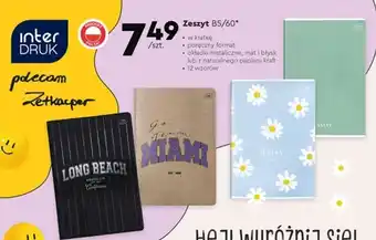 Biedronka Zeszyt b5/60 k. kratka oferta
