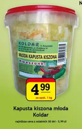 Gram Market Kapusta kiszona młoda Koldar 1 kg oferta