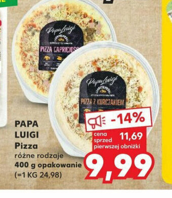 Kaufland PAPA LUIGI Pizza 400 g oferta