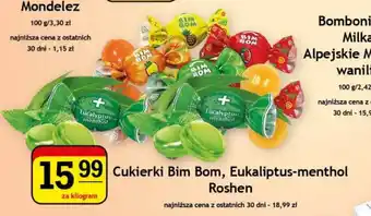 Cukierki Bim Bom, Eukaliptus-menthol Roshen 1 kg