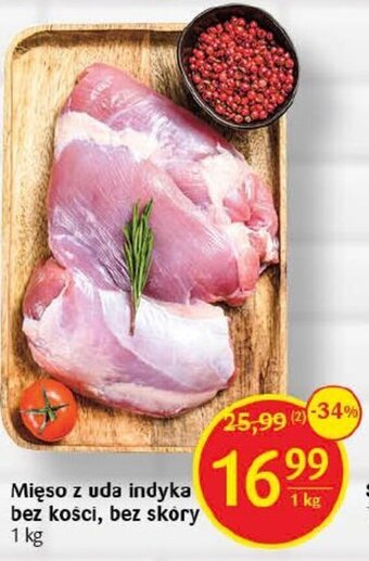 Delikatesy Centrum Mięso z uda indyka bez kości, bez skóry 1 kg oferta