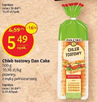 Delikatesy Centrum Chleb tostowy Dan Cake 500 g oferta