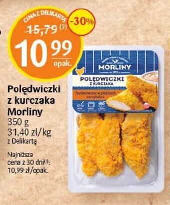 Delikatesy Centrum Polędwiczki z kurczaka Morliny 350 g oferta