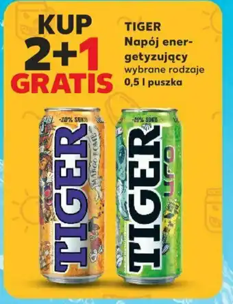 Kaufland KUP 2+1 GRATIS TIGER Napój energetyzujący 0,5 l oferta