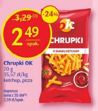Delikatesy Centrum Chrupki OK 70 g oferta