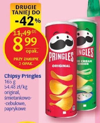 Delikatesy Centrum Chipsy Pringles 165 g oferta