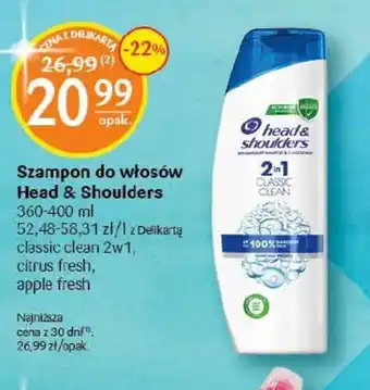 Szampon do włosów Head & Shoulders 360-400 ml