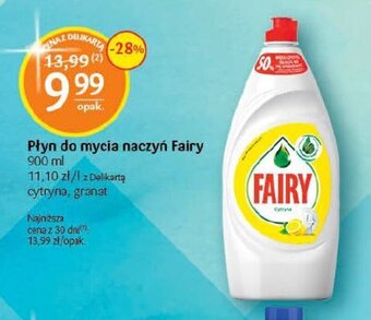 Delikatesy Centrum Płyn do mycia naczyń Fairy 900 ml oferta