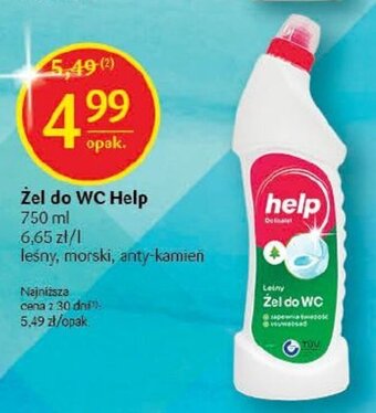 Delikatesy Centrum Żel do WC Help 750 ml oferta