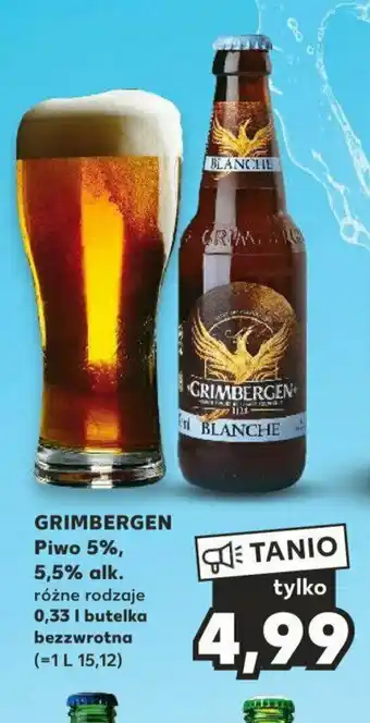 GRIMBERGEN Piwo 5%, 5,5% alk. 0,33 I