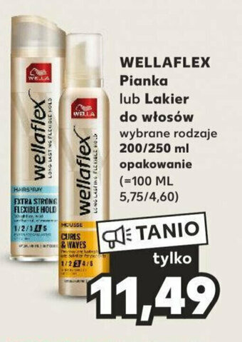 Kaufland WELLAFLEX Pianka lub Lakier do włosów 200/250 ml oferta