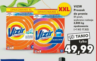 Kaufland VIZIR Proszek do prania 2,805 kg oferta
