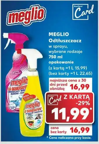 Kaufland MEGLIO Odtłuszczacz 750 ml oferta