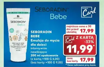 Kaufland SEBORADIN Bebe Emulsja do mycia dla dzieci 200 ml oferta