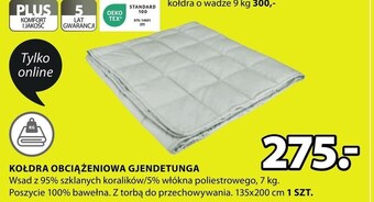 JYSK Kołdra oferta