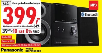 Media Expert Wieża audio panasonic oferta