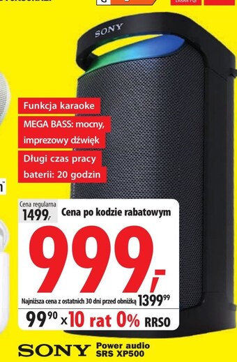 Media Expert Power audio sony oferta