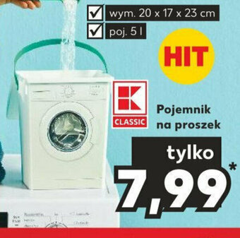 Kaufland Pojemnik na proszek oferta