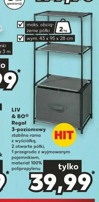Kaufland LIV & BOⓇ Regał 3-poziomowy oferta