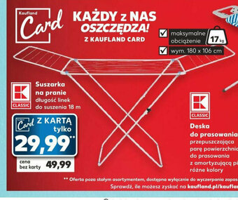 Kaufland Suszarka na pranie oferta