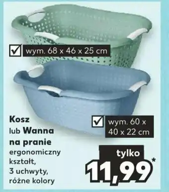 Kaufland Kosz lub Wanna na pranie oferta