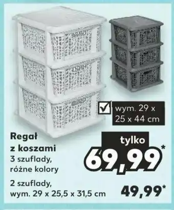 Kaufland Regał z koszami oferta