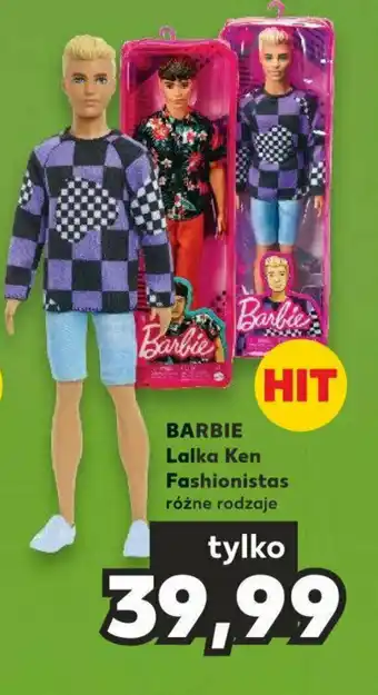 Kaufland BARBIE Lalka Ken Fashionistas oferta