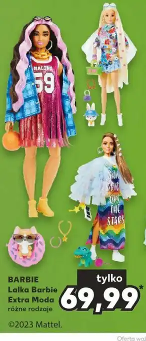Kaufland BARBIE Lalka Barbie Extra Moda oferta