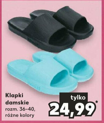 Kaufland Klapki damskie oferta