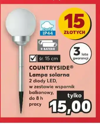 Kaufland COUNTRYSIDEⓇ Lampa solarna oferta