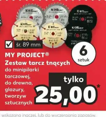 Kaufland MY PROJECT® Zestaw tarcz tnących oferta