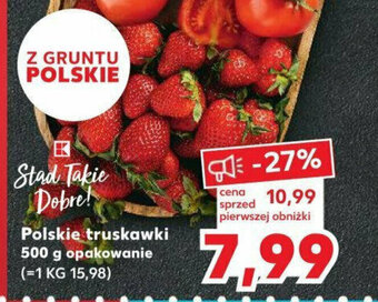 Kaufland Polskie truskawki 500 g oferta
