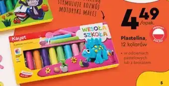 Biedronka Plastelina brokatowa oferta