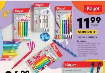 Biedronka Markery konturowe z brokatem oferta