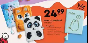 Biedronka Notes z kłódką oferta