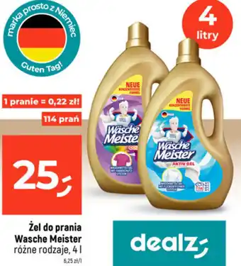 Dealz Żel do prania Wasche Meister 4l oferta