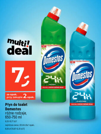 Dealz Płyn do toalet Domestos 650-750 ml oferta
