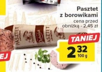 Carrefour Pasztet z borowikami 100g oferta
