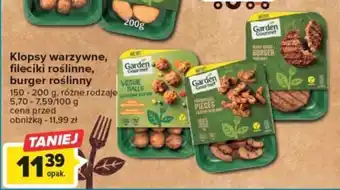 Carrefour Klopsy warzywne, fileciki roślinne, burger roślinny 150-200g oferta