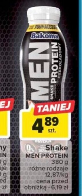 Carrefour Shake MEN PROTEIN 380g oferta